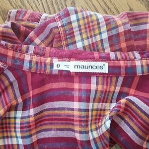 Maurices Tops - Maurices plaid shirt Maurices Tops - Maurices plaid shirt